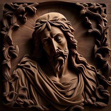 3D model jesus (STL)